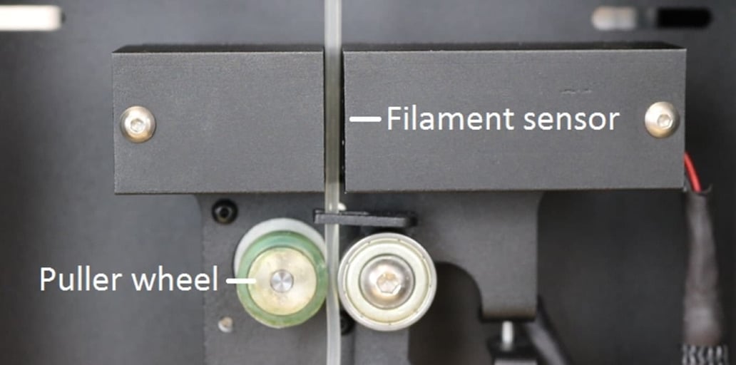 Filament thickness deviation (inconsistent diameter)